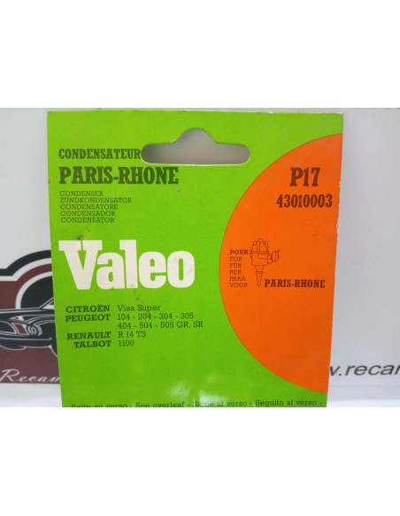 CONDENSADOR CITROEN VISA ,RENAULT 14, TALBOT 1100 Y PEUGEOT