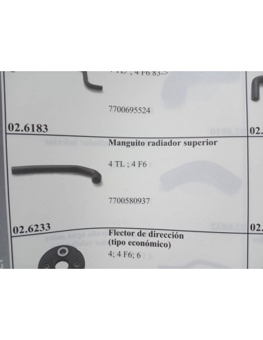 MANGUITO SUPERIOR RENAULT 4 Y 4 F6 MOTOR 1.1