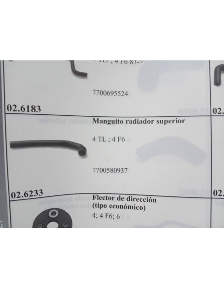 MANGUITO SUPERIOR RENAULT 4 Y 4 F6 MOTOR 1.1