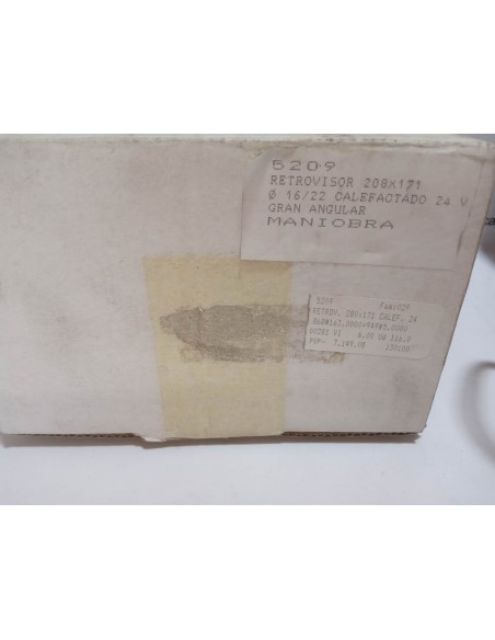 ESPEJO RETROVISOR MANIOBRA CAMION CALEFACTADO 24 VOLTIOS