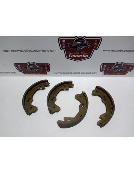JUEGO ZAPATAS FRENO DELANTERAS O TRASERAS SEAT 600 D Y 850 N