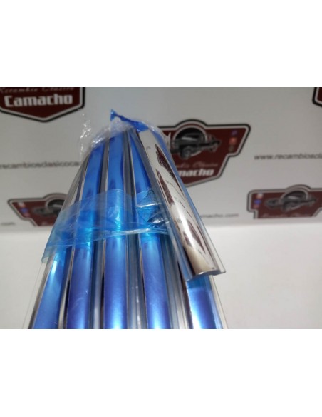 JUNQUILLO CROMADO CONTORNO LUNA SEAT 124, 128, 850 ,RENAULT 4,5,6,7 (VENDIDO POR METROS)