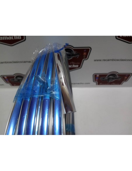 JUNQUILLO CROMADO CONTORNO LUNA SEAT 124, 128, 850 ,RENAULT 4,5,6,7 (VENDIDO POR METROS)