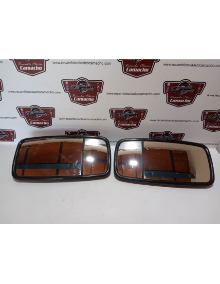 PAREJA ESPEJO RETROVISOR EXTERIOR DOBLE CRISTAL CAMION CLASICO