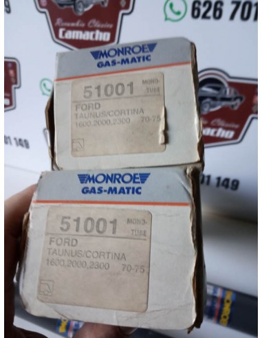 AMORTIGUADORES TRASEROS FORD TAUNUS Y CORTINA