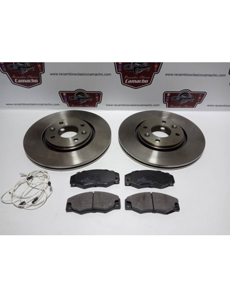 PAREJA DISCO DE FRENO Y PASTILLAS DELANTERAS RENAULT 21