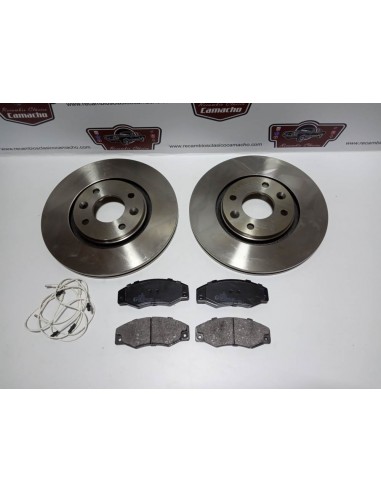 PAREJA DISCO DE FRENO Y PASTILLAS DELANTERAS RENAULT 21