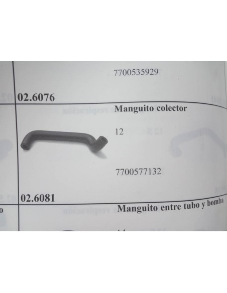 MANGUITO COLECTOR RENAULT 12