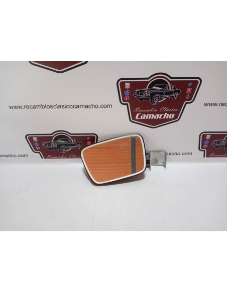 ESPEJO RETROVISOR IZQUIERDO PINZA SEAT 600,850,133,124,ETC (CRISTAL CON MARCAS)