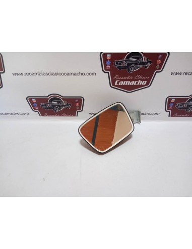 ESPEJO RETROVISOR IZQUIERDO PINZA SEAT 600,850,133,124,ETC (CRISTAL CON MARCAS)