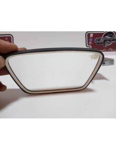 ESPEJO RETROVISOR IZQUIERDO PINZA SEAT 600,850,133,124,ETC (CRISTAL CON MARCAS)