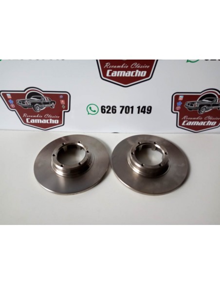 PAREJA DISCO FRENO RENAULT 4 ,5,6,7,12