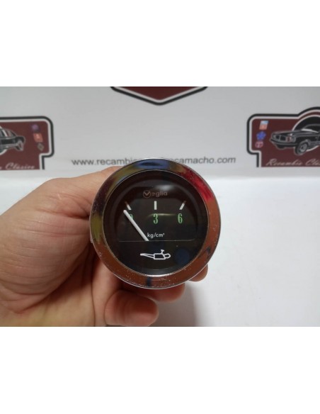 RELOJ MARCADOR PRESION DE ACEITE 6 KILOS VEGLIA BRESSEL