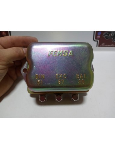 REGULADOR DE DINAMO FEMSA GRC 12-11 SEAT 1400 B Y C Y JEEP COMANDO