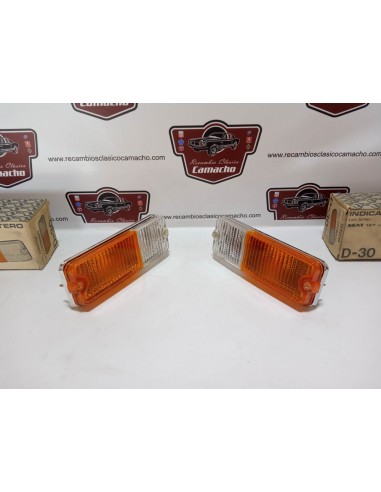 PAREJA PILOTO DELANTERO SEAT 127 CROMADO BICOLOR (GEMO)