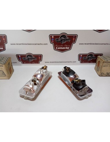 PAREJA PILOTO DELANTERO SEAT 127 CROMADO BICOLOR (GEMO)