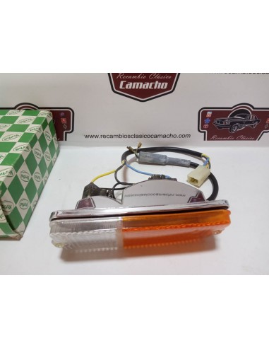 PILOTO DELANTERO IZQUIERDO CROMADO BICOLOR SEAT 127 (YORKA)