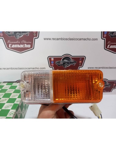 PILOTO DELANTERO IZQUIERDO CROMADO BICOLOR SEAT 127 (YORKA)