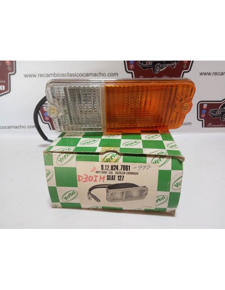 PILOTO DELANTERO IZQUIERDO CROMADO BICOLOR SEAT 127 (YORKA)
