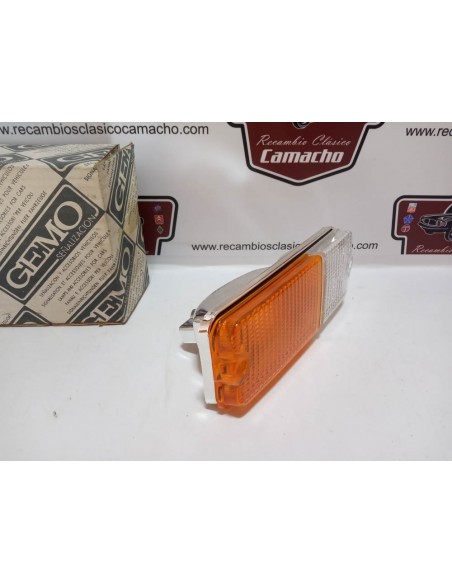 PILOTO DELANTERO DERECHO SEAT 127 BASE CROMADA TULIPA BICOLOR