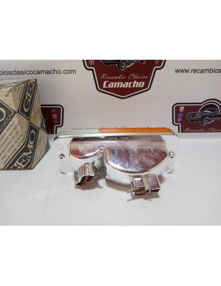 PILOTO DELANTERO DERECHO SEAT 127 BASE CROMADA TULIPA BICOLOR