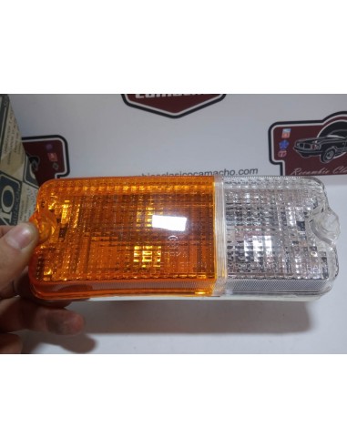 PILOTO DELANTERO DERECHO SEAT 127 BASE CROMADA TULIPA BICOLOR