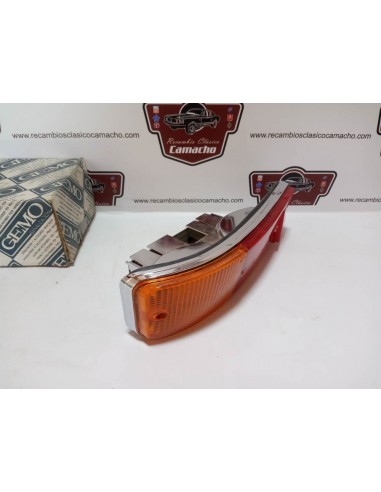 PILOTO TRASERO IZQUIERDO SEAT 127 BASE CROMADA (GEMO)
