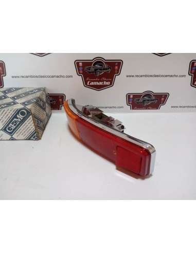 PILOTO TRASERO IZQUIERDO SEAT 127 BASE CROMADA (GEMO)