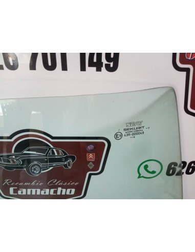 LUNA PARABRISAS DELANTERA VERDE SEAT 131 (CRISTAL TEMPLADO)