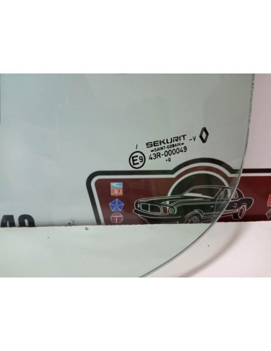 LUNA PARABRISAS DELANTERA VERDE RENAULT 5 Y 7 (CRISTAL TEMPLADO)