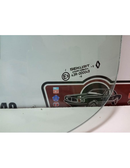 LUNA PARABRISAS DELANTERA VERDE RENAULT 5 Y 7 (CRISTAL TEMPLADO)