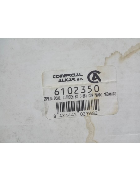 ESPEJO RETROVISOR DERECHO CITROEN BX (HASTA 87)