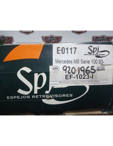 ESPEJO RETROVISOR IZQUIERDO MERCEDES MB-100 (A PARTIR DEL 93)