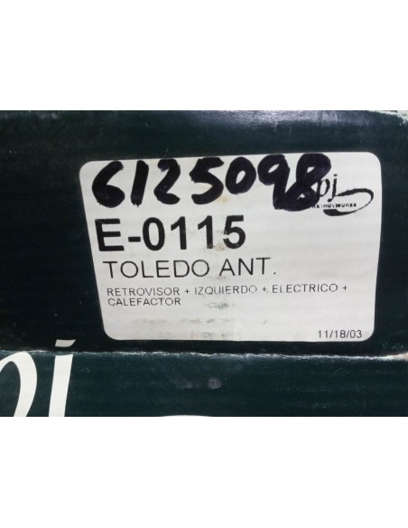 ESPEJO RETROVISOR IZQUIERDO SEAT TOLEDO MK1 (ELECTRICO)
