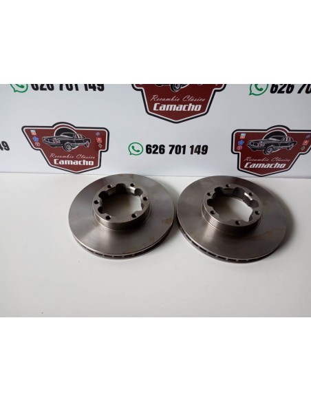 DISCO FRENO DELANTEROS NISSAN TRADE  6 TORNILLOS