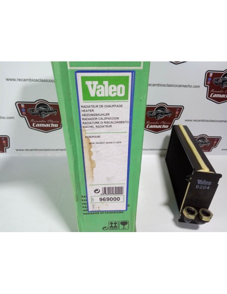 RADIADOR CALEFACCION CON TUBOS PEUGEOT 205 Y 309 (DESDE EL 84)