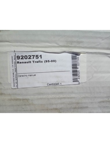 ESPEJO RETROVISOR DERECHO RENAULT TRAFIC (DEL 95 AL 2000)