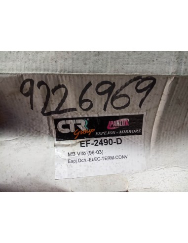 ESPEJO RETROVISOR DERECHO ELECTRICO MERCEDES VITO (DEL 96 A 2003)