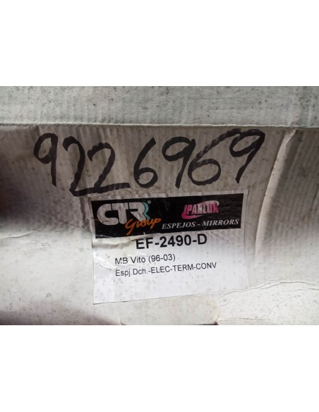 ESPEJO RETROVISOR DERECHO ELECTRICO MERCEDES VITO (DEL 96 A 2003)