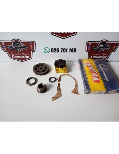 KIT DISTRIBUCION CADENA SEAT 127,FURA Y PANDA (PIÑON ALTO)