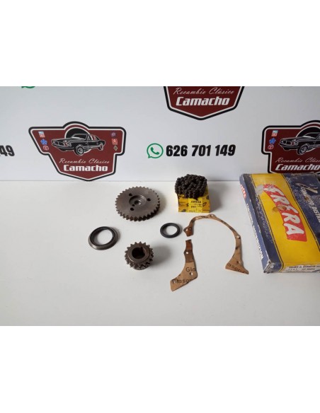 KIT DISTRIBUCION CADENA SEAT 127,FURA Y PANDA (PIÑON ALTO)