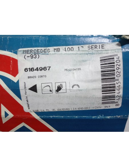 ESPEJO RETROVISOR IZQUIERDO MERCEDES MB 100 1ª SERIE (HASTA EL 93)