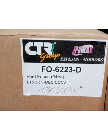 ESPEJO RETROVISOR DERECHO FORD FOCUS ( A PARTIR DEL 2004)