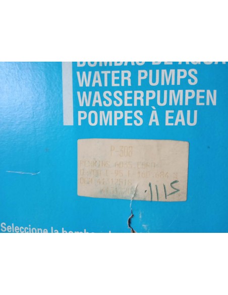 BOMBA DE AGUA DE AGUA PERKINS EBRO D 700  6.305