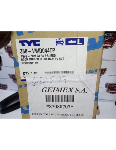 ESPEJO RETROVISOR IZQUIERDO VW GOLF IV (A PARTIR DEL 99)