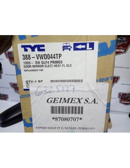 ESPEJO RETROVISOR IZQUIERDO VW GOLF IV (A PARTIR DEL 99)