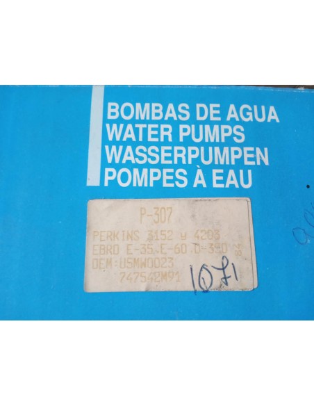 BOMBA DE AGUA MOTOR PERKINS 3.152 Y 4.203 EBRO