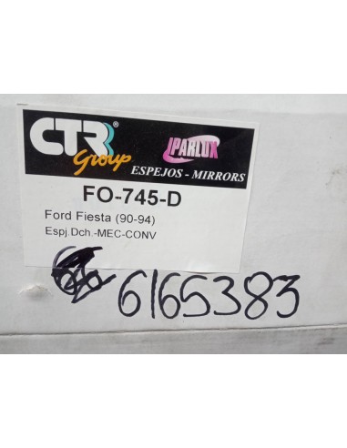 ESPEJO RETROVISOR DERECHO FORD FIESTA MK3 (A PARTIR DEL 90)