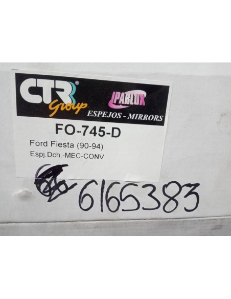 ESPEJO RETROVISOR DERECHO FORD FIESTA MK3 (A PARTIR DEL 90)
