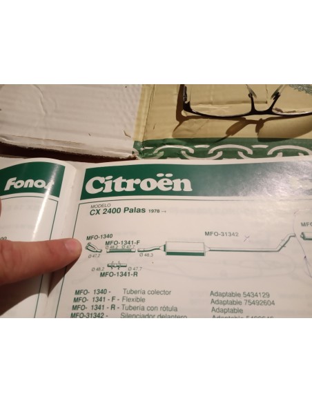 SALIDA COLECTOR ESCAPE CITROEN CX 2400 Y 2500